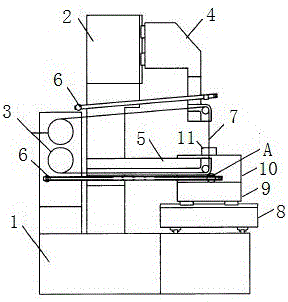 Efficient automobile die linear cutting machine