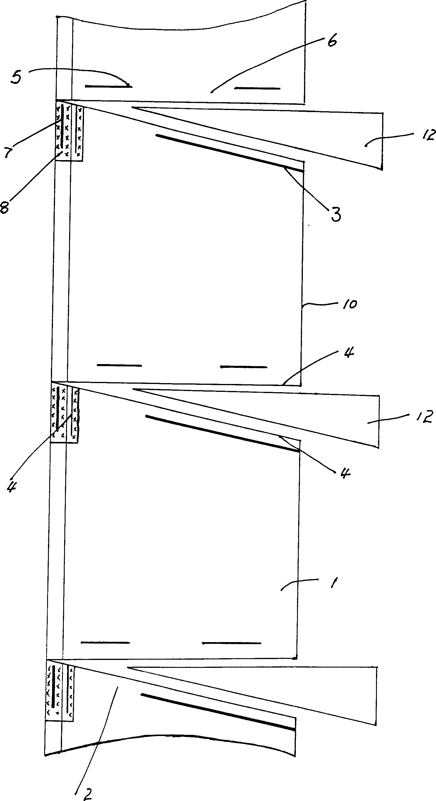 Air permeable bagging with iron wire available for seizing fruitage