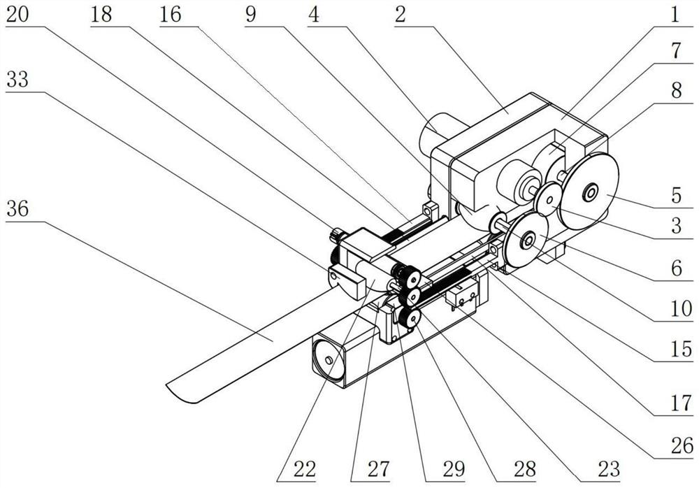 Structure folding, unfolding and moving device applied to space