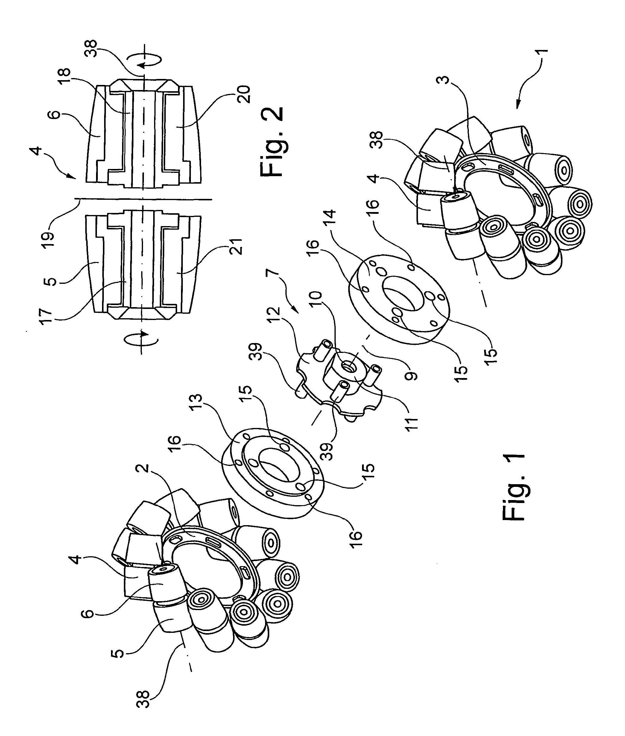 Mecanum wheel and mecanum-wheeled vehicle