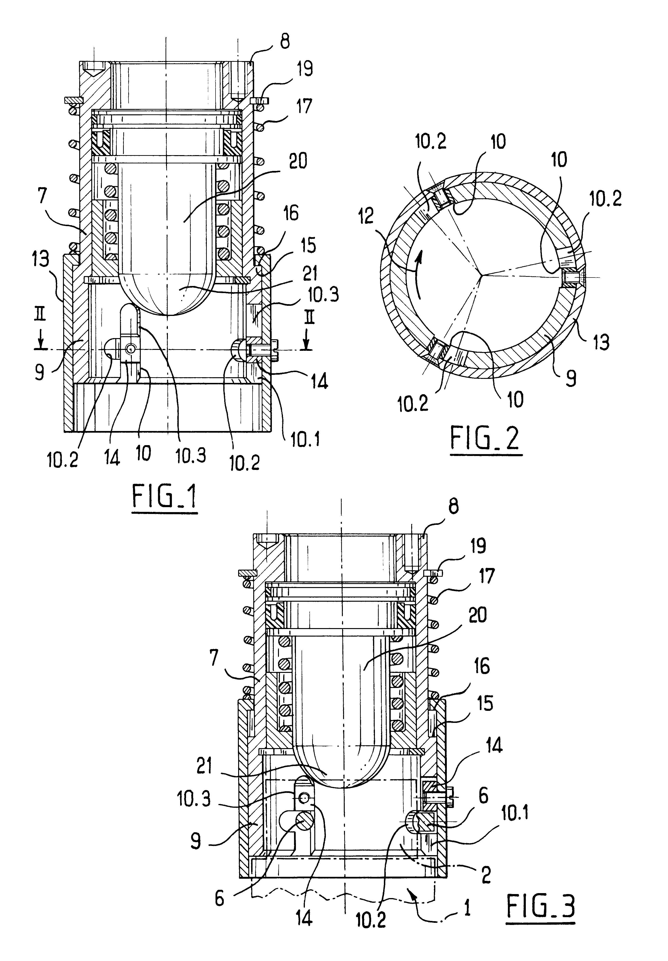 Screw-tightening spindle fitted with a removable chuck