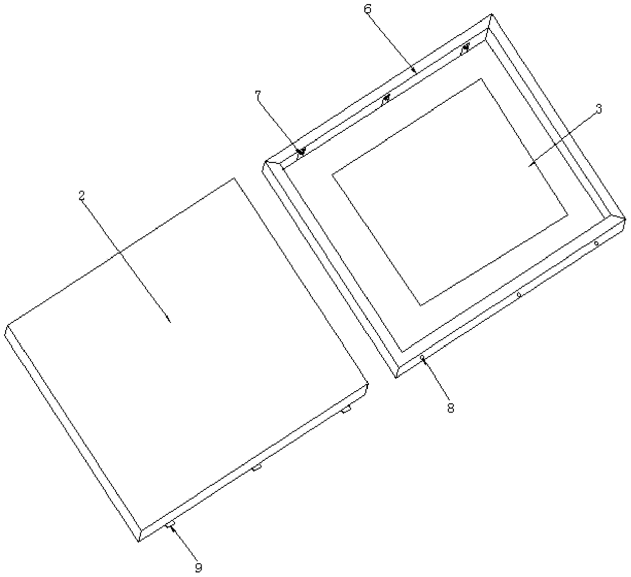 Low-power-consumption time-based dynamic two-dimensional code device