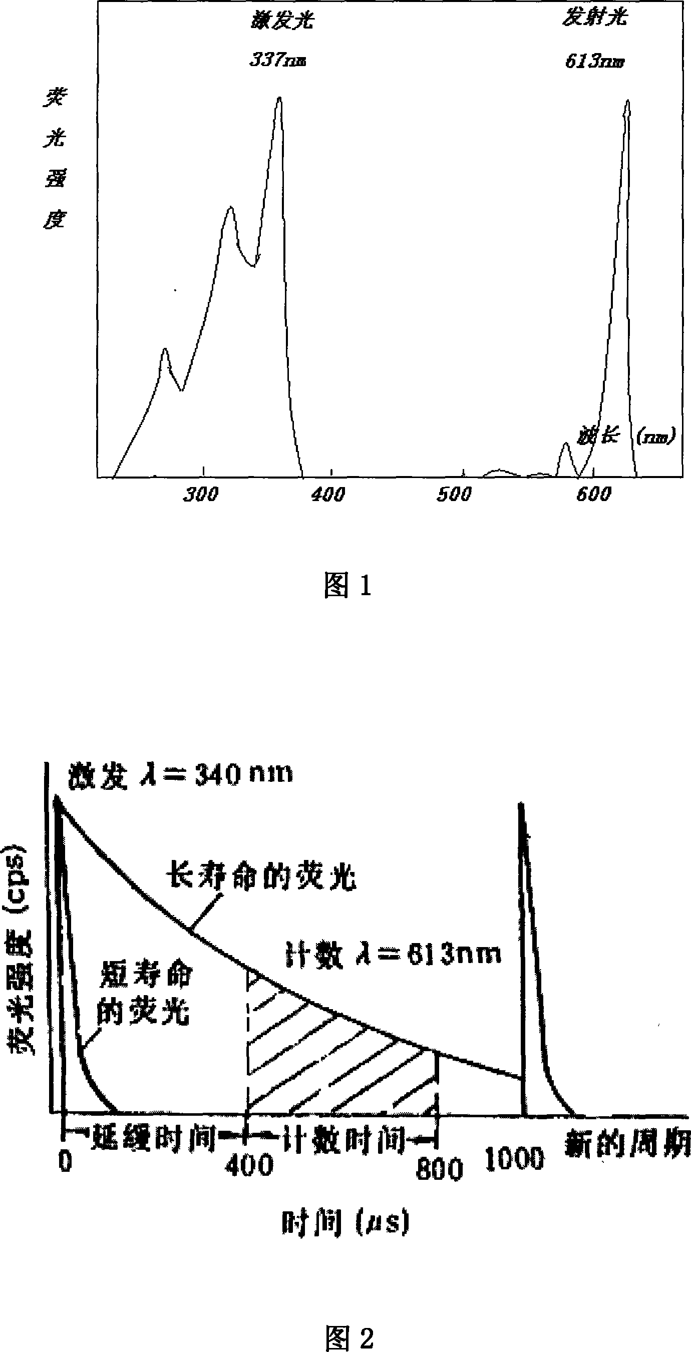 Improved solid phase fluorescent immunizing detecting method