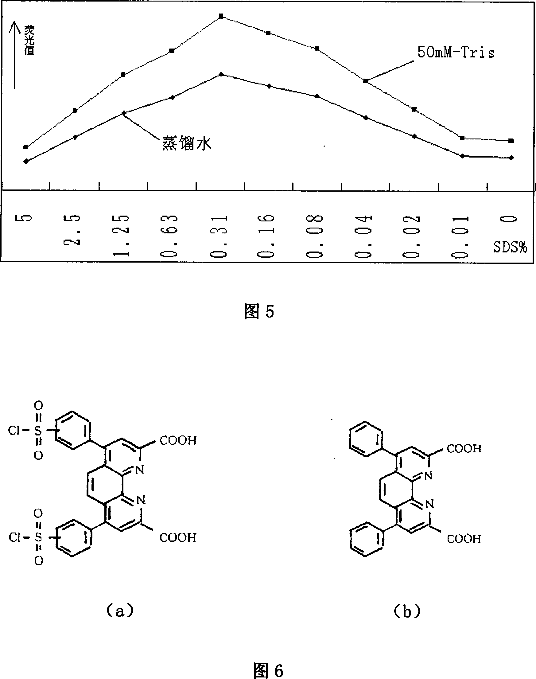 Improved solid phase fluorescent immunizing detecting method