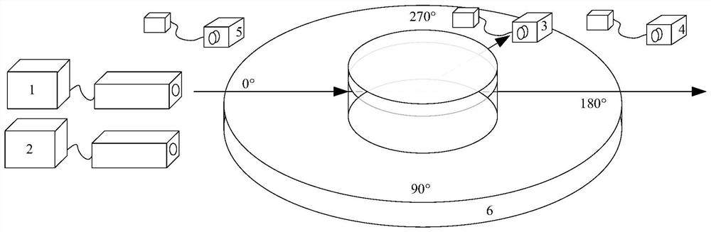 Water body polarization scattering characteristic measuring device