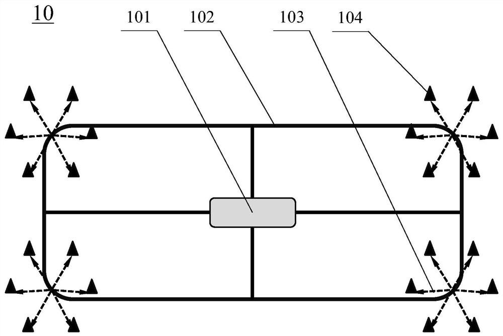 Discrete layout movable steam injection device and steam injection process thereof