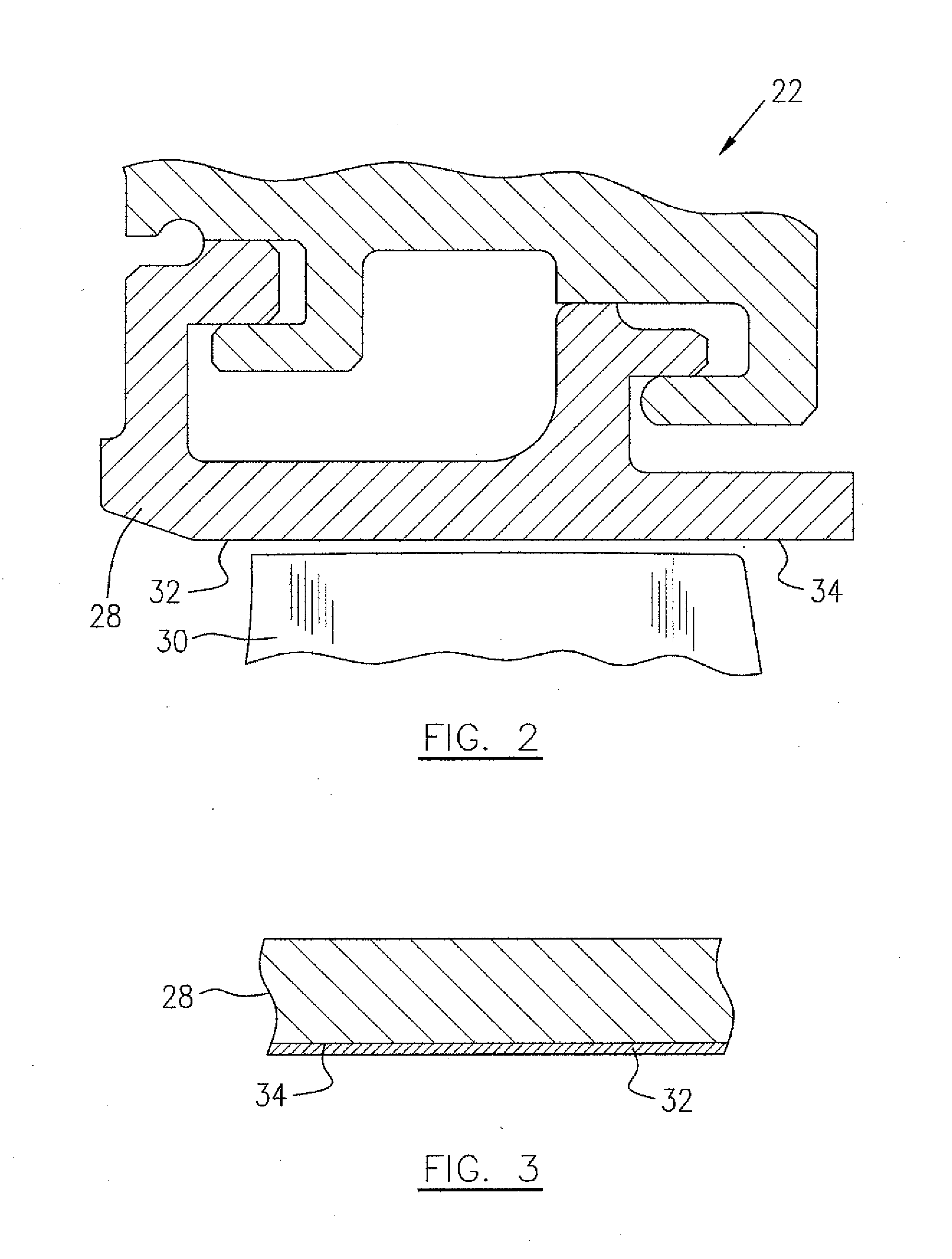 Method for applying abradable coating