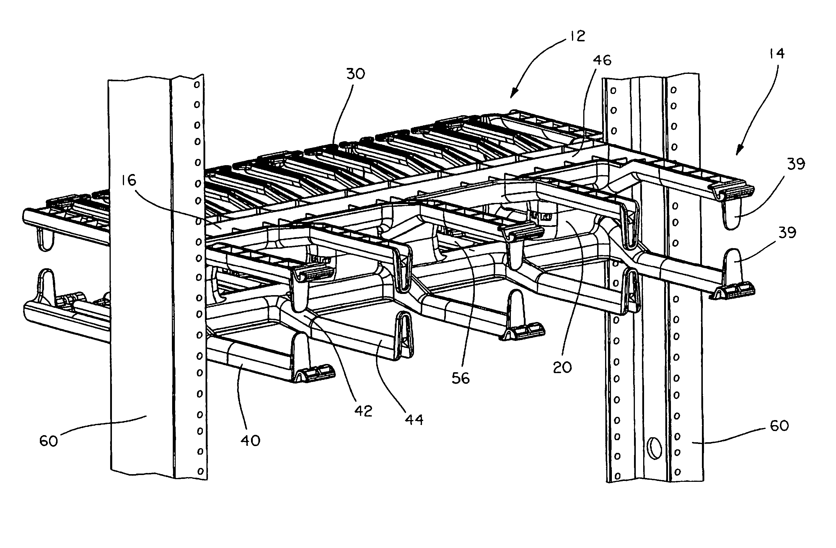 Horizontal cable manager