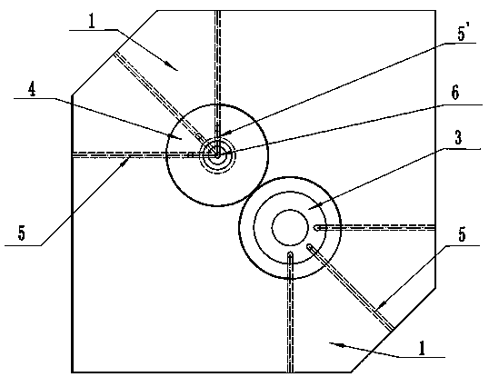 Constant temperature sample injection adiabatic confluence device