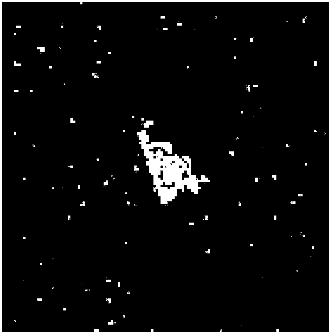 SAR image segmentation method for bee colony and gray association algorithm on basis of superpixel blocks