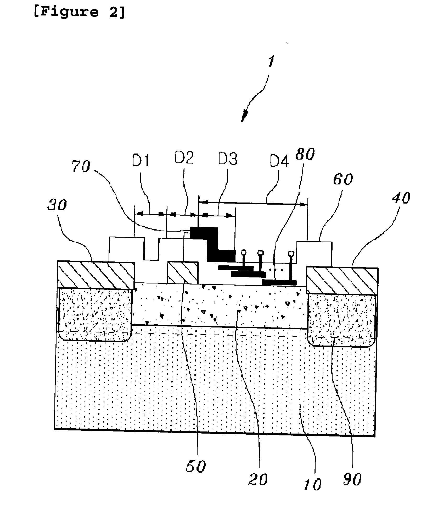 Gallium nitride high electron mobility transistor having inner field-plate for high power applications