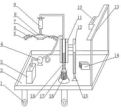 Intelligent flower watering device