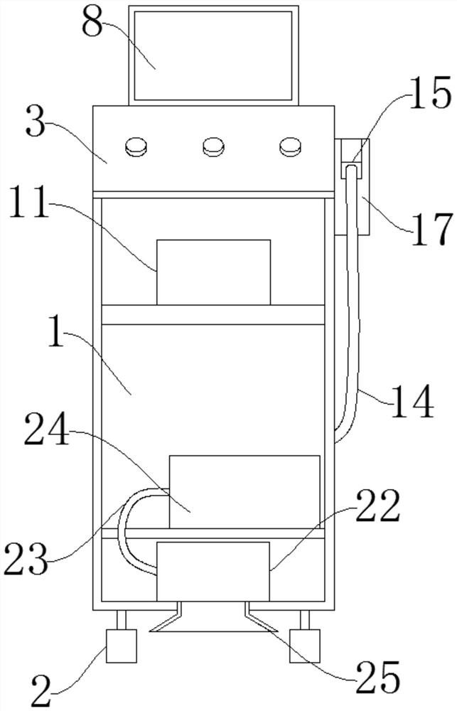 Semiconductor laser hair removal instrument with hair collecting and cleaning functions