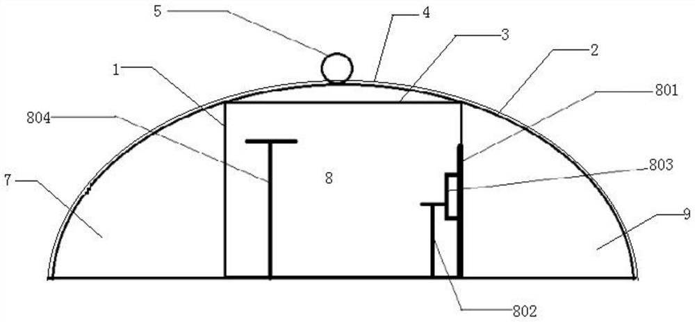 Wasp and locust combined out-of-season breeding greenhouse and breeding method thereof