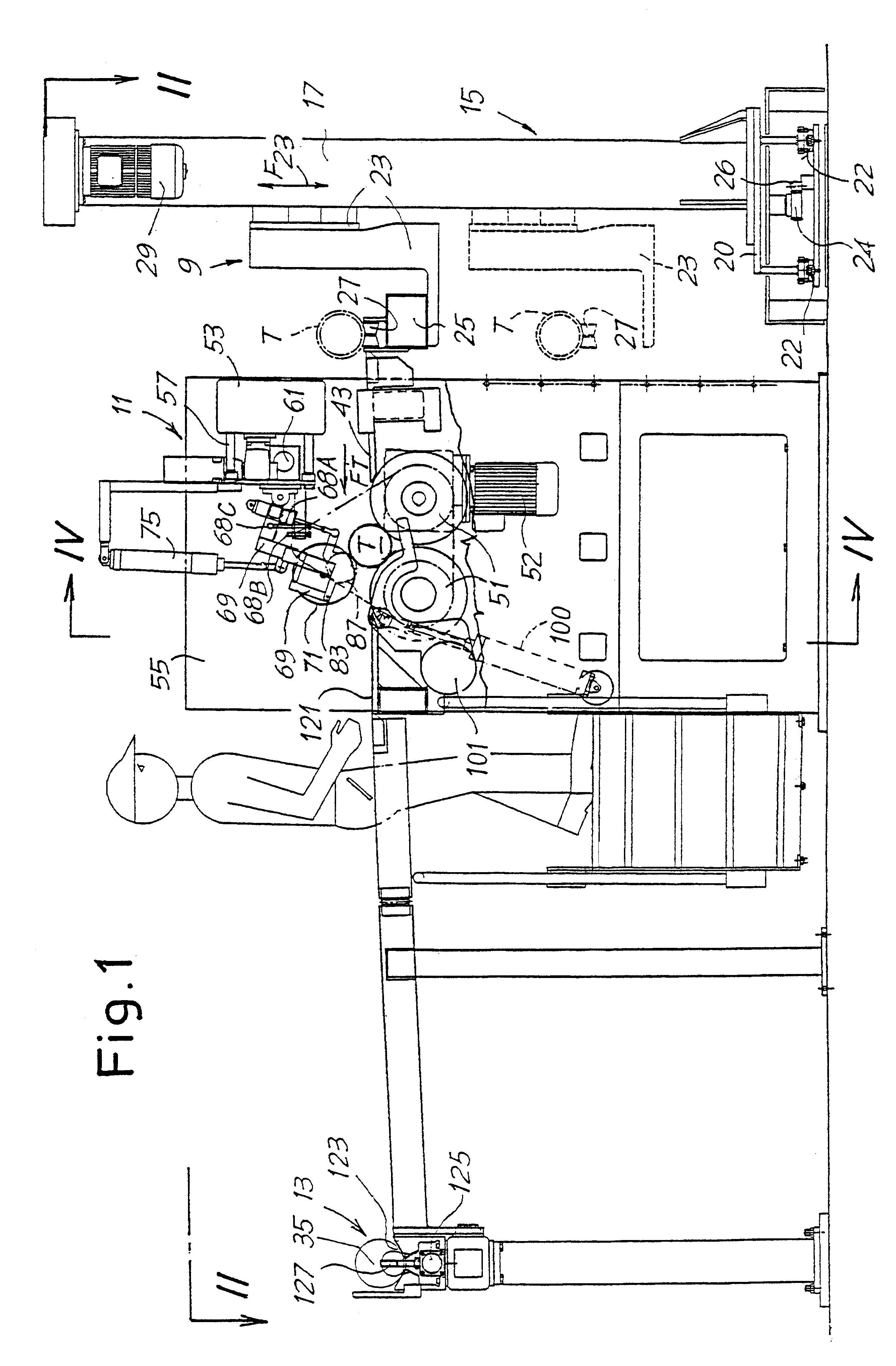 Apparatus and method for preparing winding mandrels and cores for rewinding machines