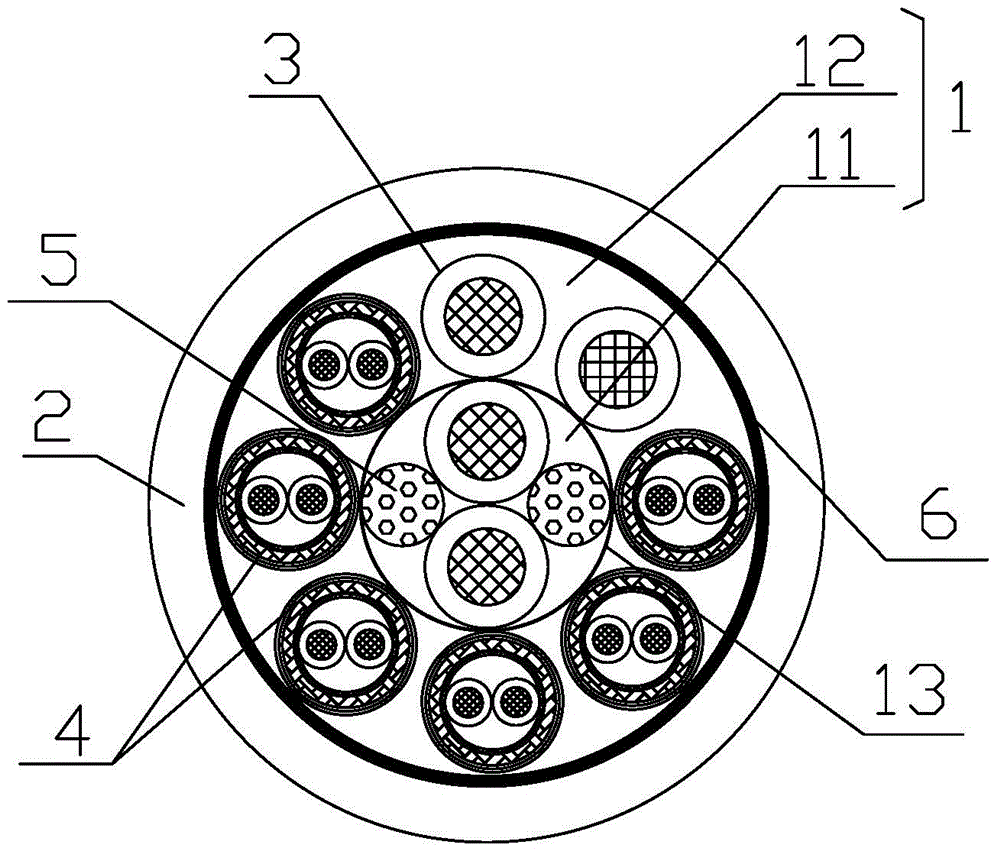 Cable for compound motion of servo electric torque fastener