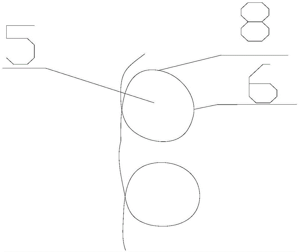 Changing chain elastic lining and manufacturing process thereof