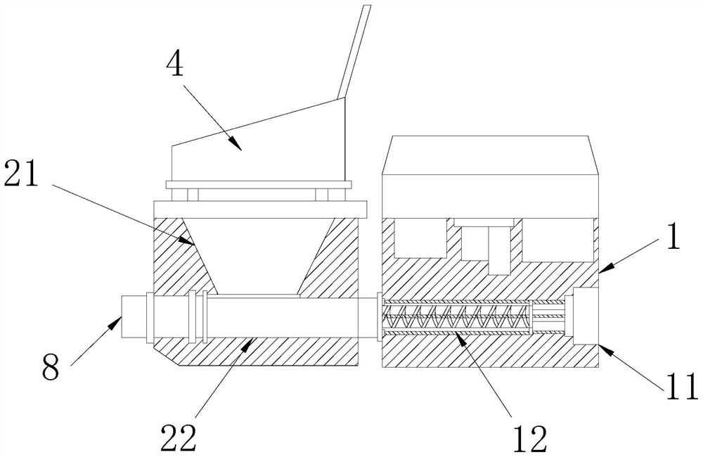 Concrete delivery pump for road bridge