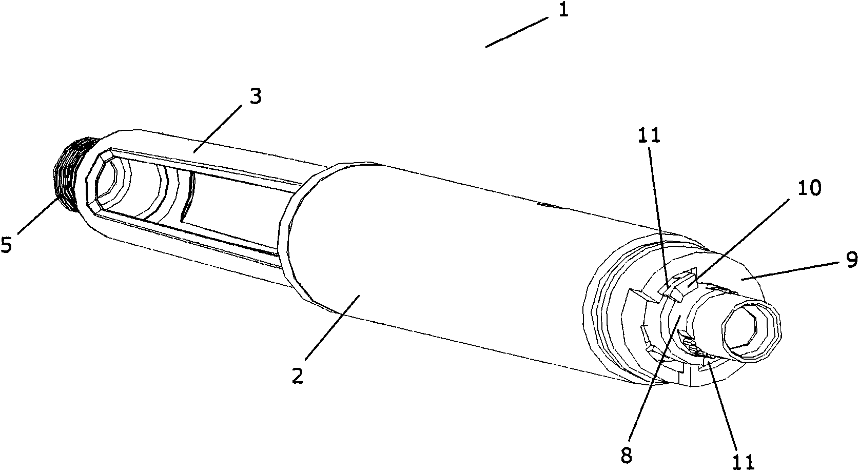 Injection device having mode defining elements