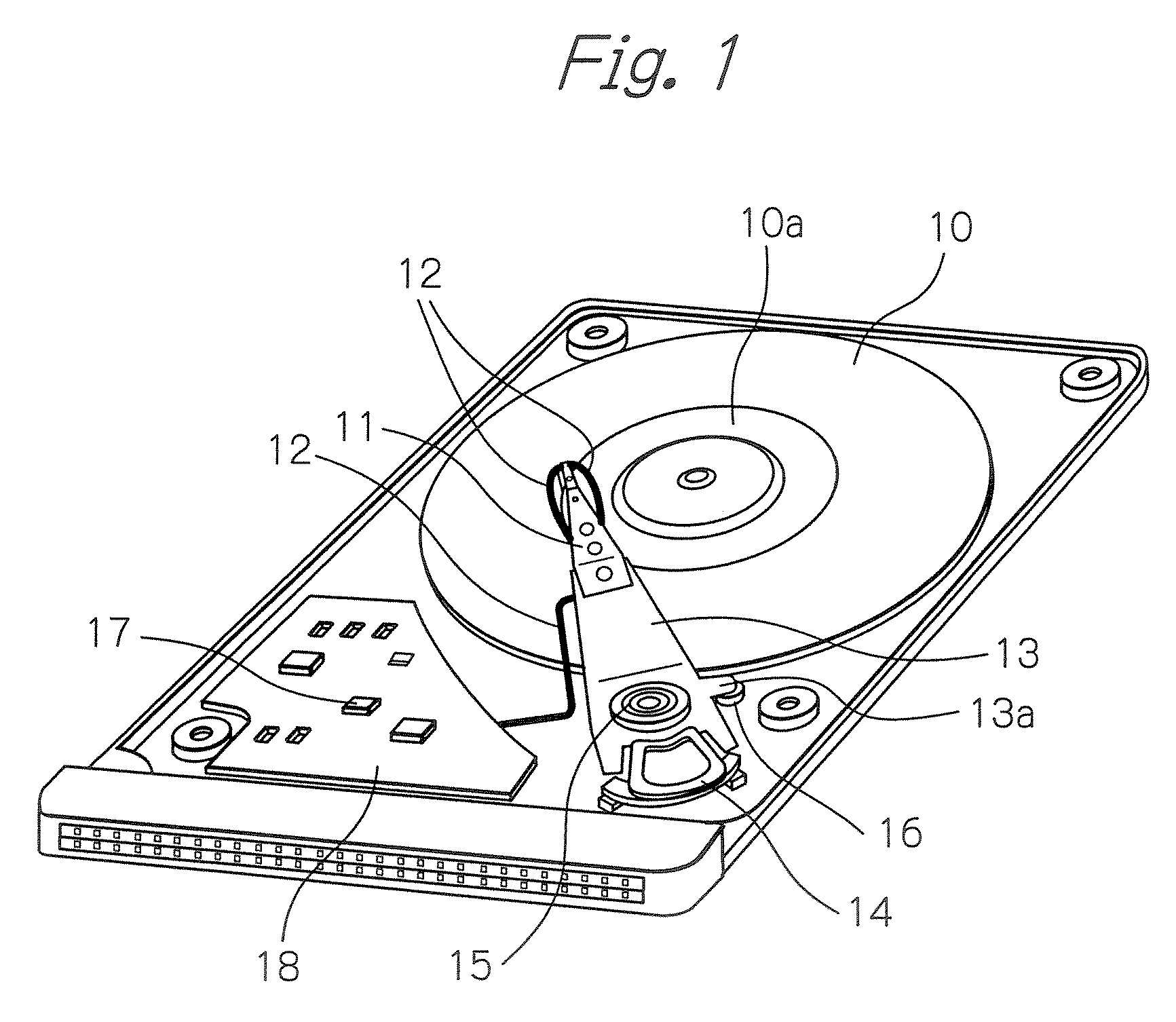 Acceleration sensor and magnetic disk drive apparatus