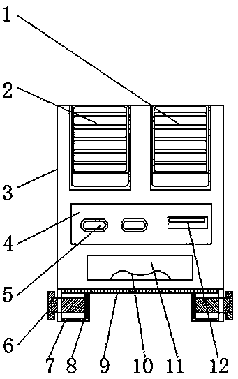 Novel vehicle-mounted air conditioner