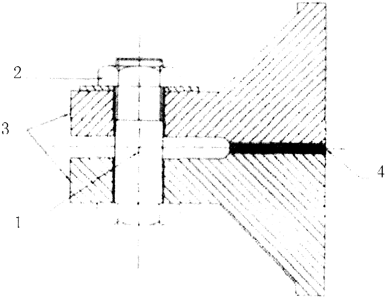 Chemical fiber single-bundle water repellent and oil repellent treatment device unit