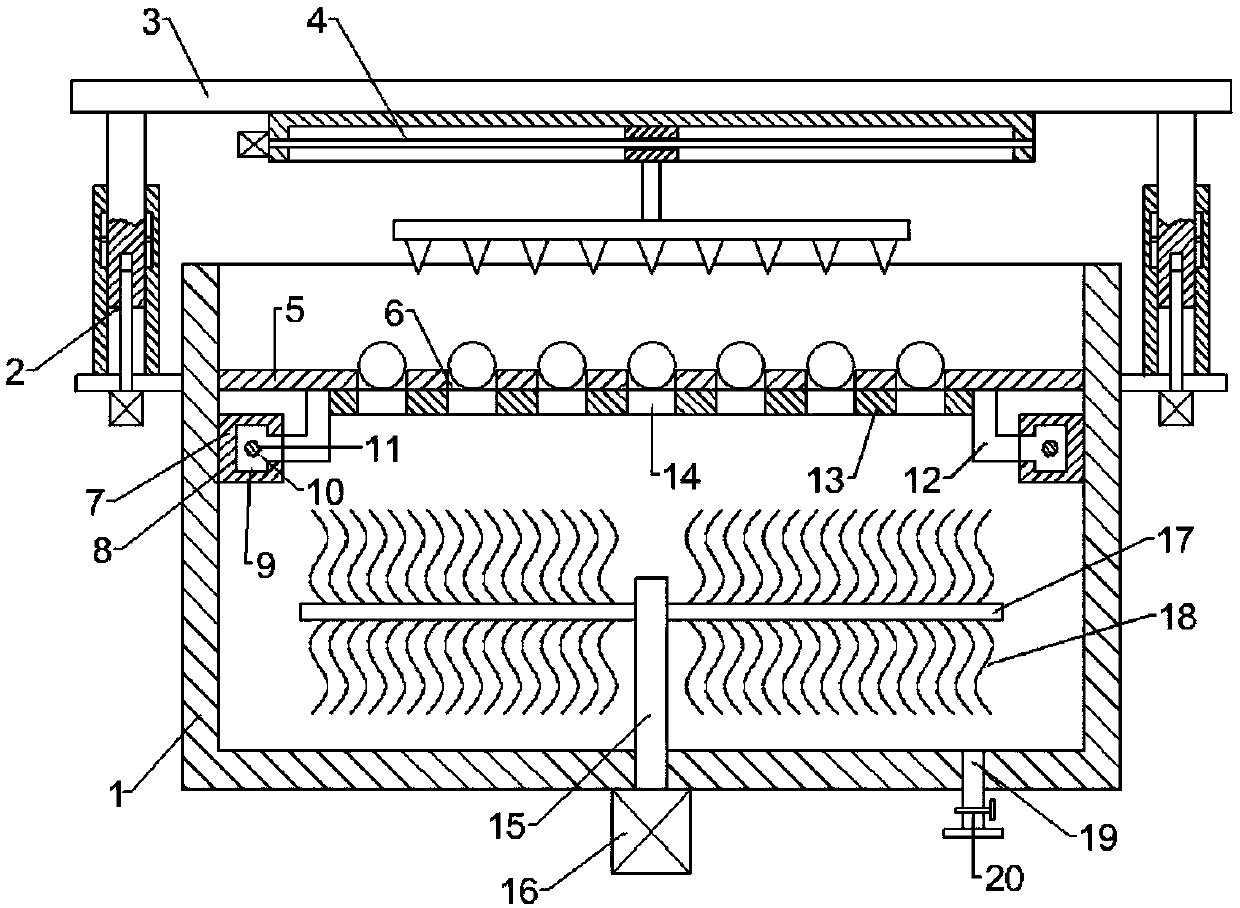 Green walnut peeling device having rolling and rubbing functions