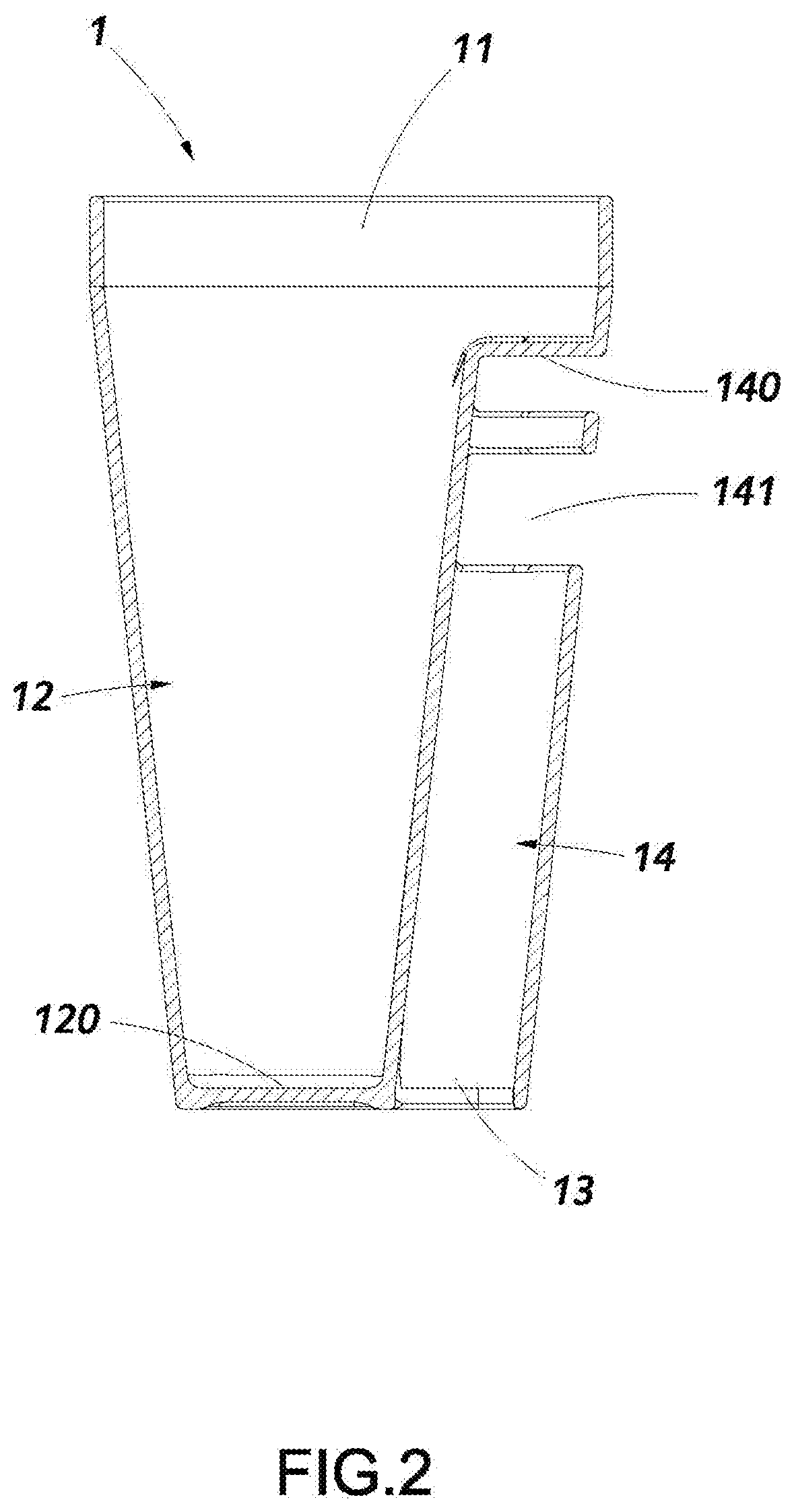 Tooth mug structure for placing toothbrush