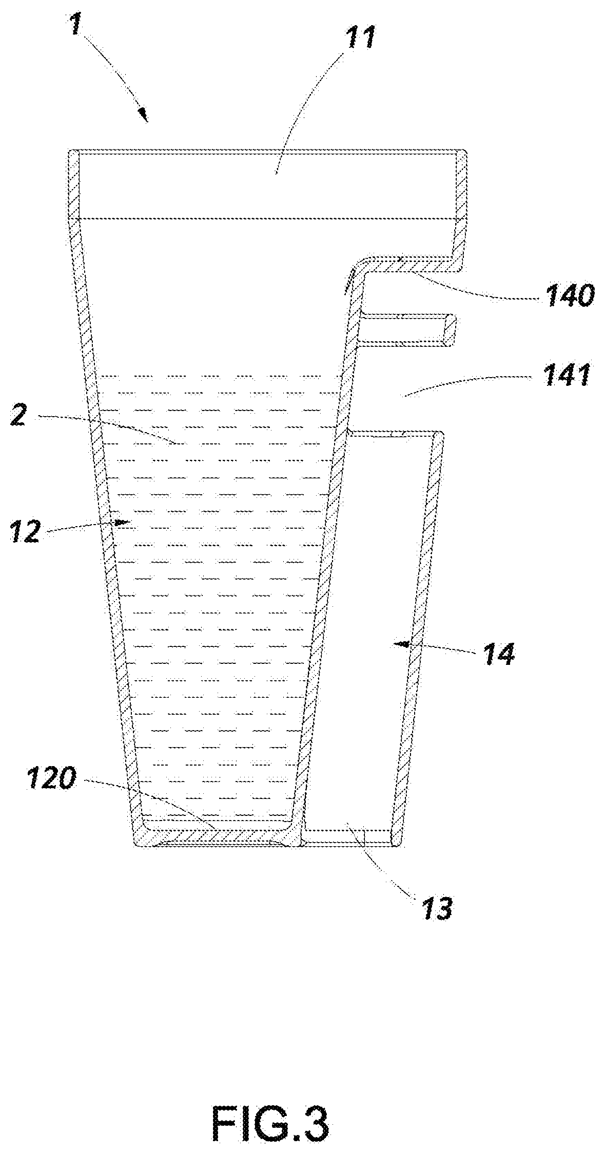 Tooth mug structure for placing toothbrush