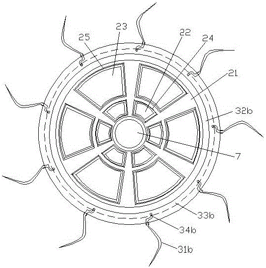 Double-rotor flat assembling movable blade through-flow type hydraulic generator