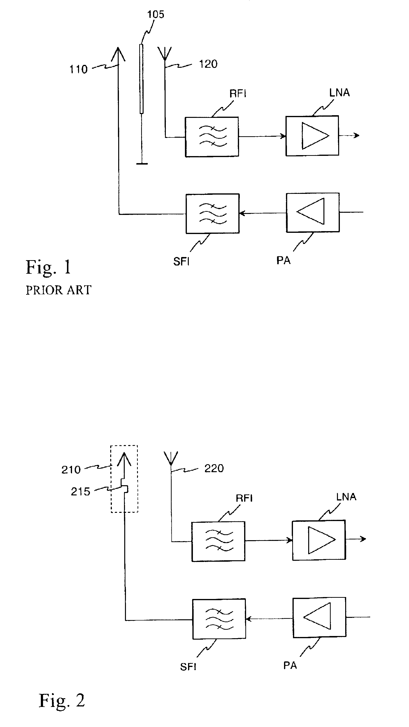 Dual antenna and radio device