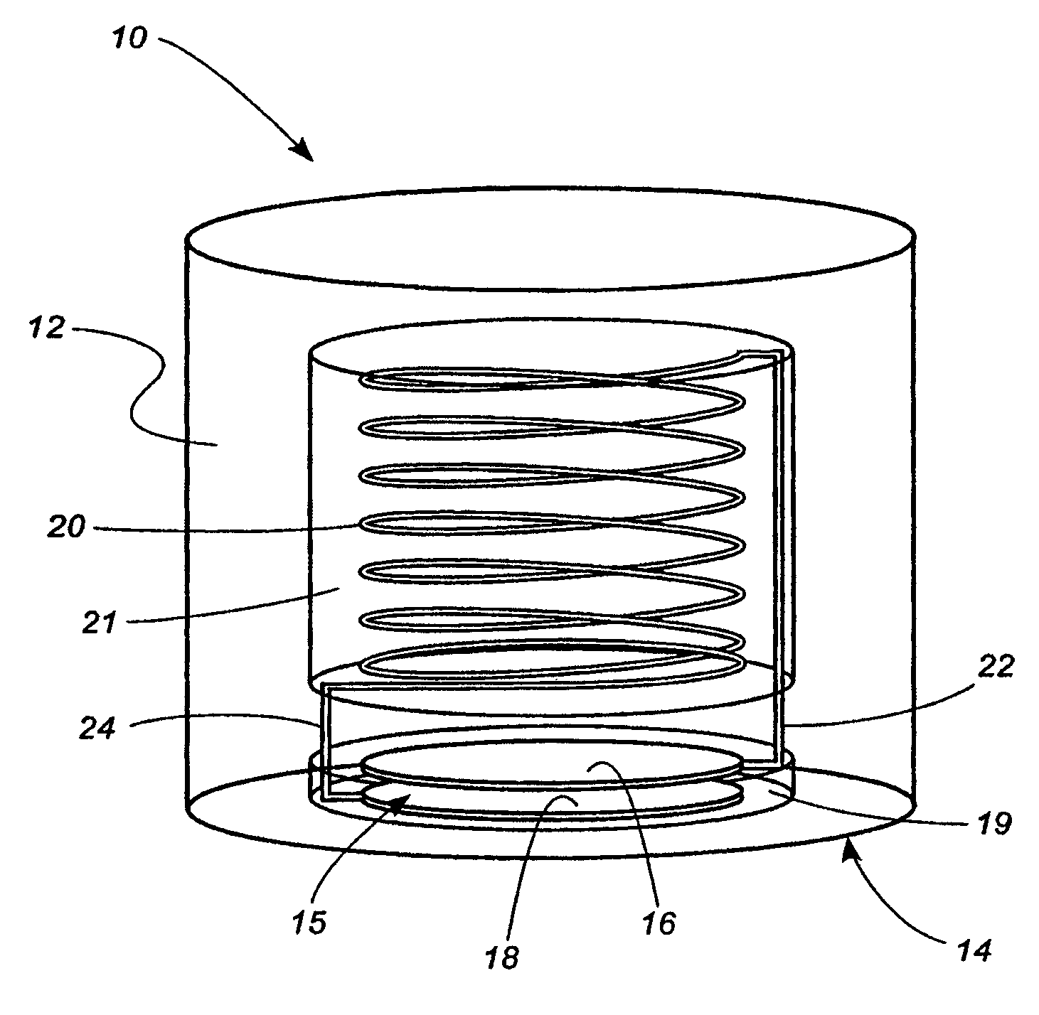 Method of manufacturing implantable wireless sensor for in vivo pressure measurement