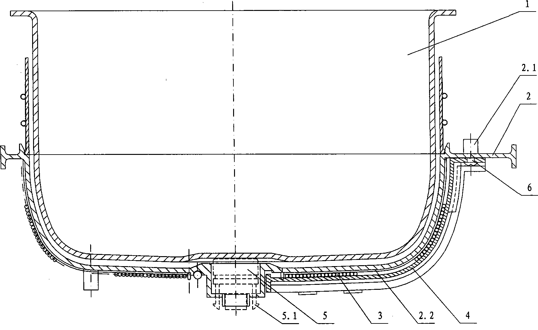 Electromagnetic induction pot