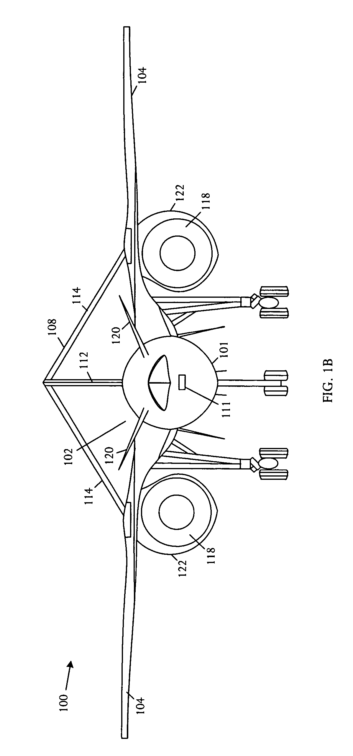 Supersonic aircraft with channel relief control