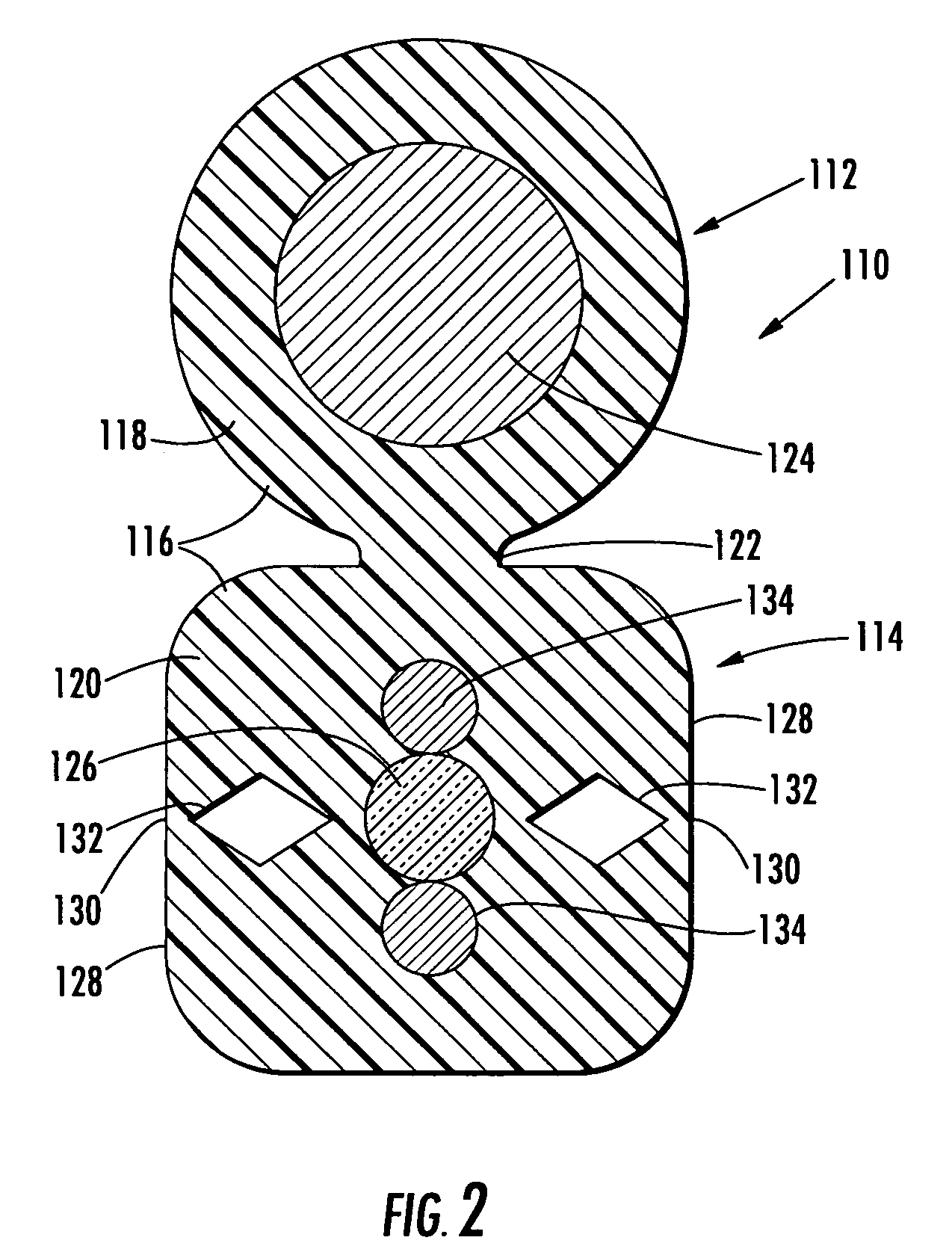 Fiber optic cables that are separable for optical fiber access