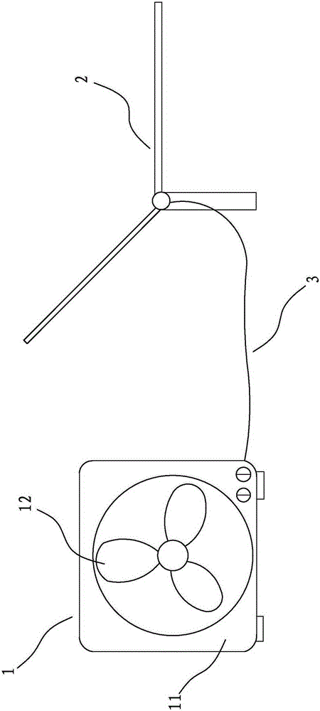 Solar fan adopting 12V direct current motor