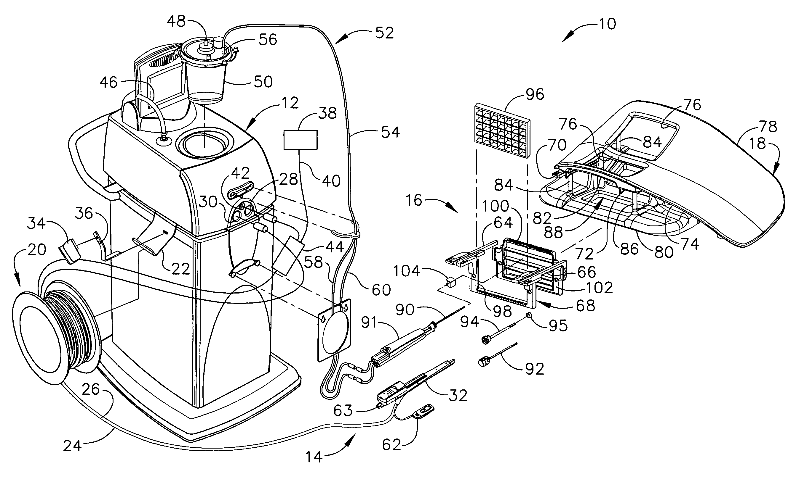 Grid and rotatable cube guide localization fixture for biopsy device