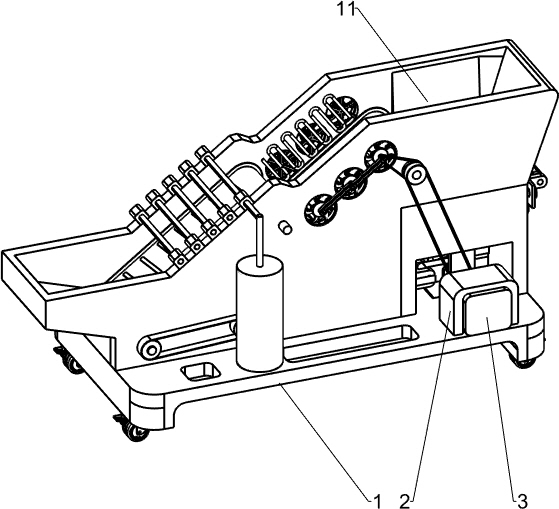 Stone cleaning and crushing integrated machine for building