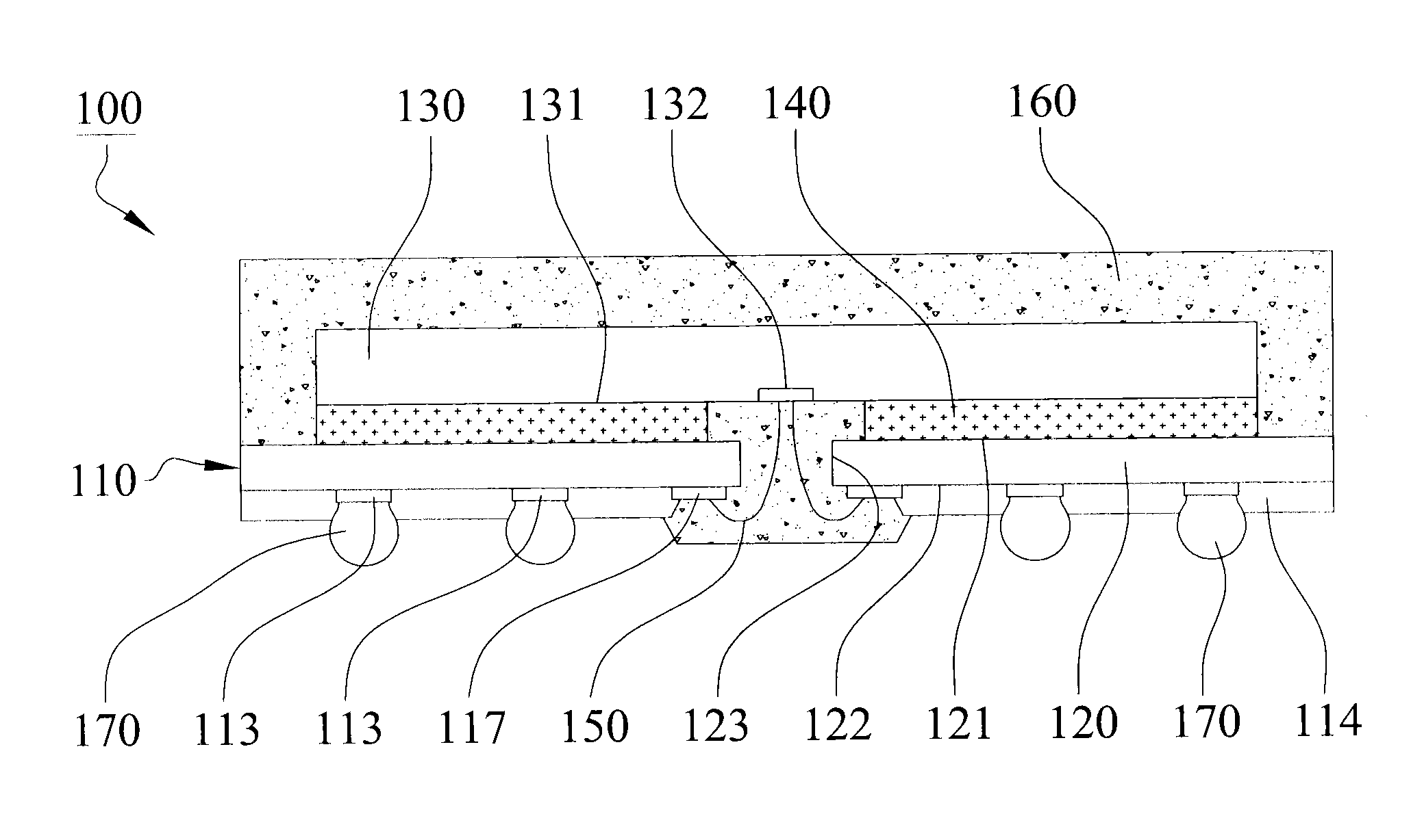 Window type semiconductor packaging structure capable of avoiding stripping in mold flow inlet