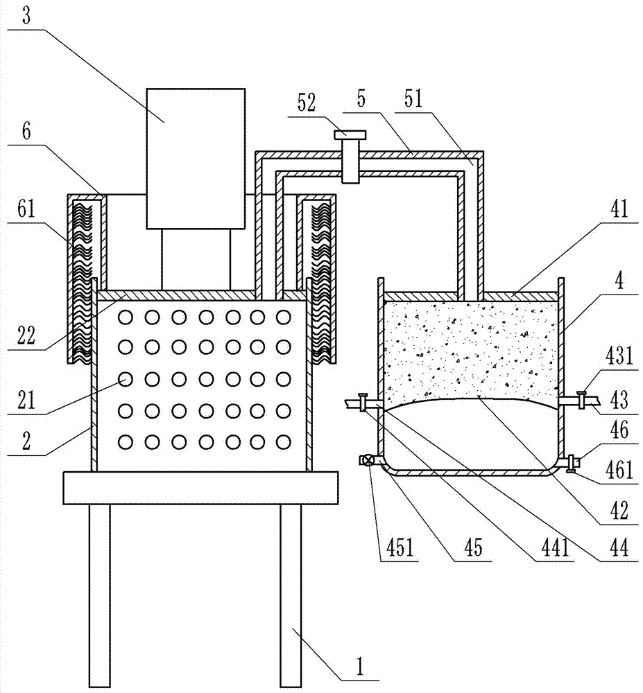 Pickled vegetable pressing and desalting device