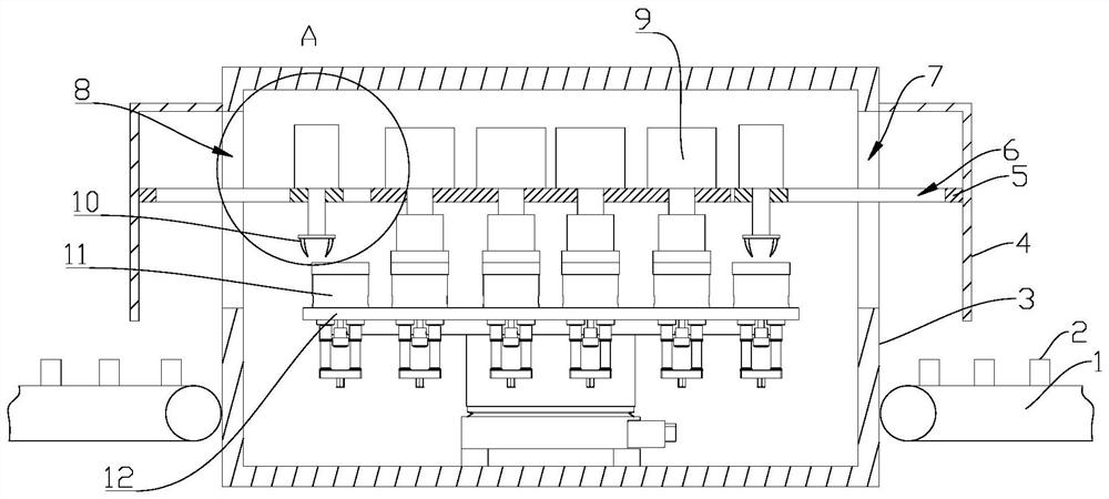 Irradiation disinfection and sterilization device for cosmetics