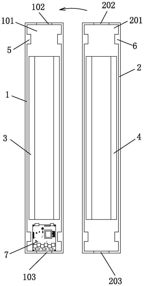 Distributed magnetic ring structure