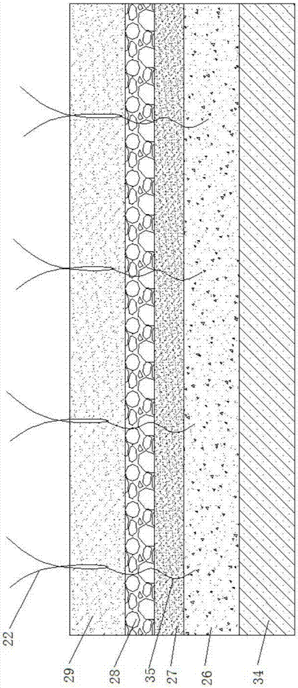 Constructed wetland tank and composite wastewater treatment system