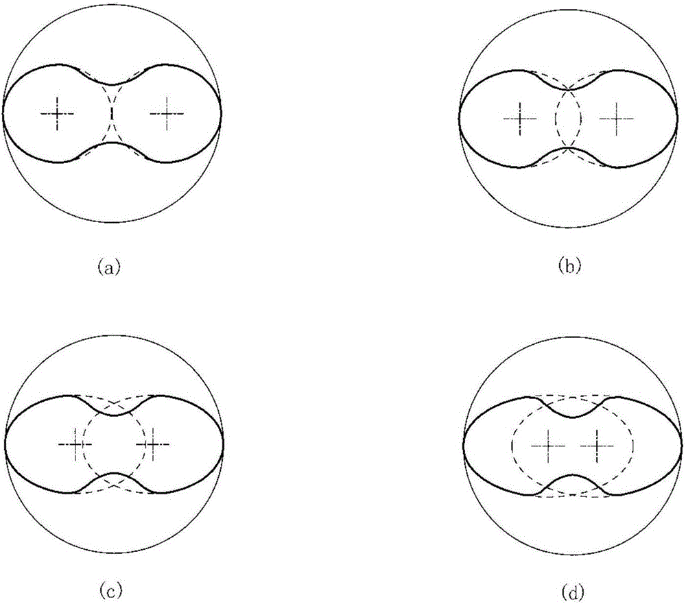 Elliptical-arc-shaped Roots rotor