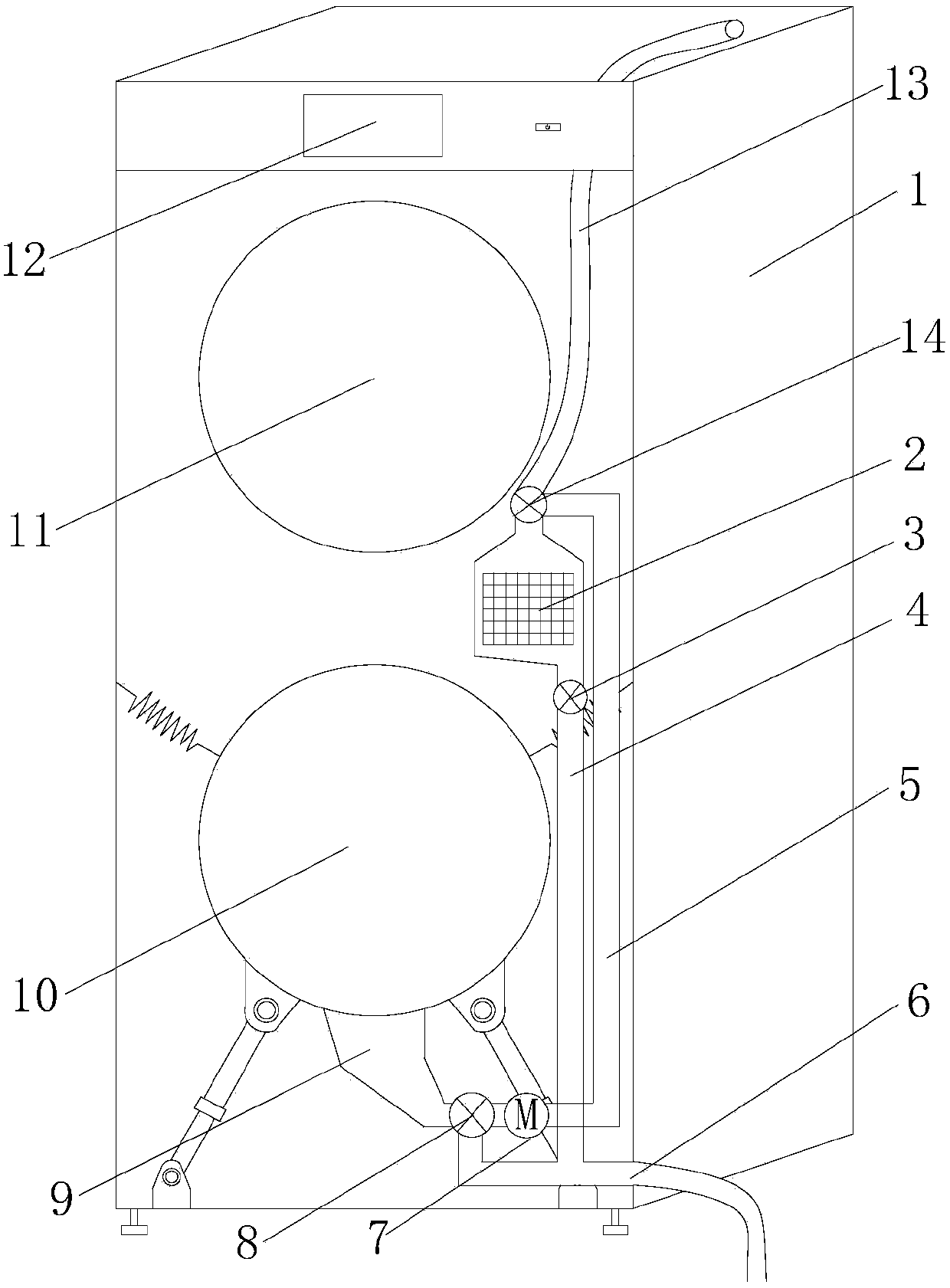 Clothes washing and drying integrated machine and control method thereof