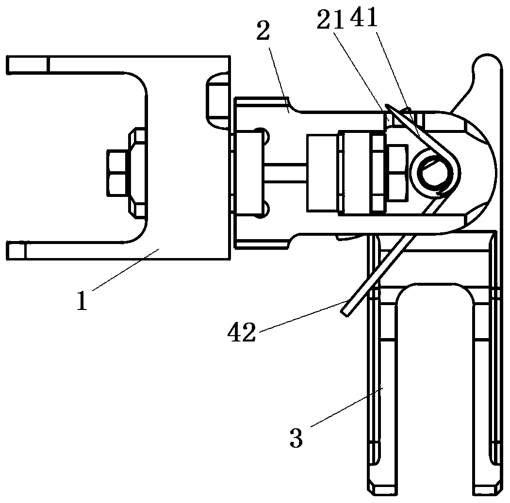 Folding rotor wing of coaxial unmanned helicopter