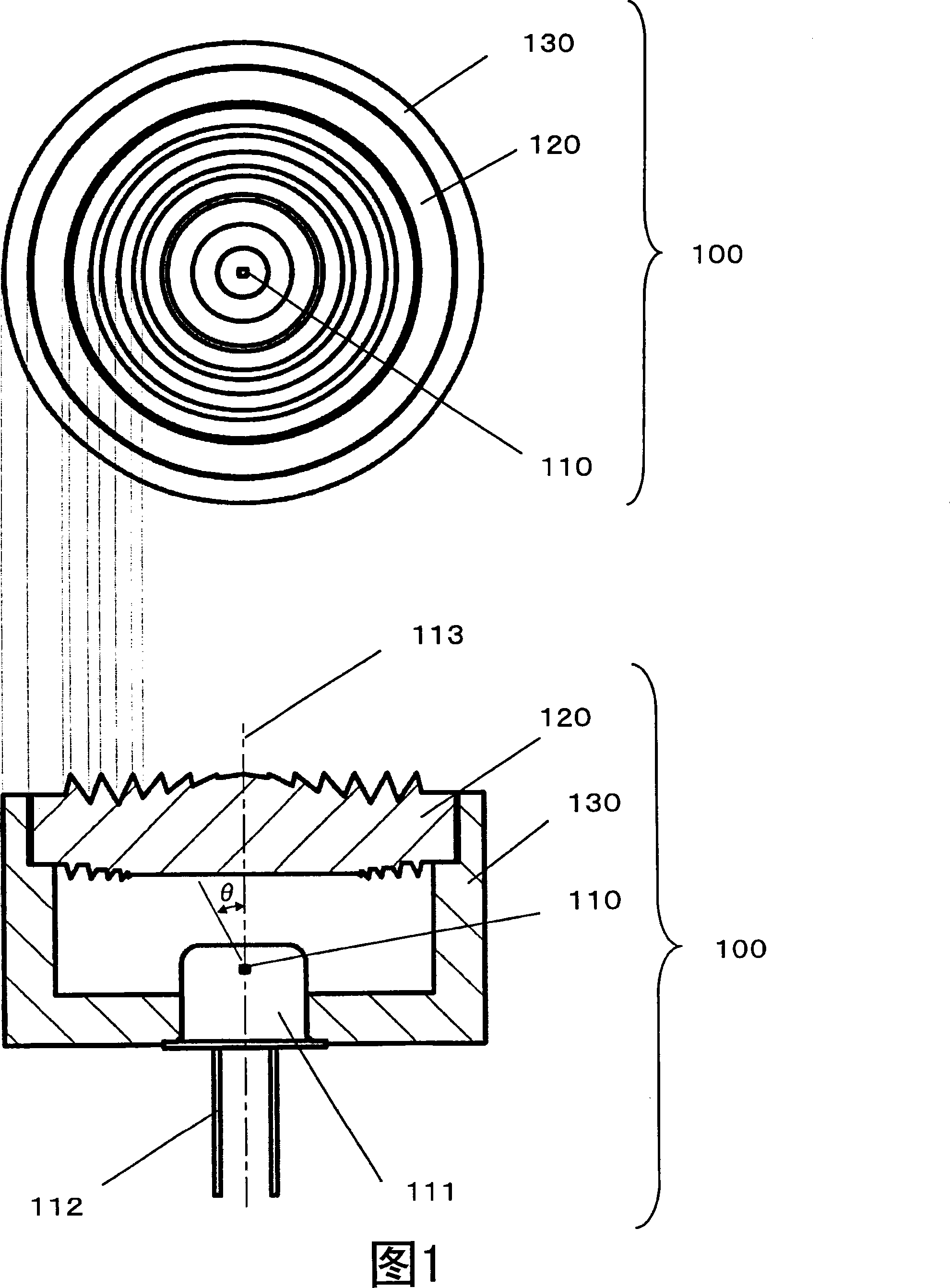 Light emitting module and light receiving module