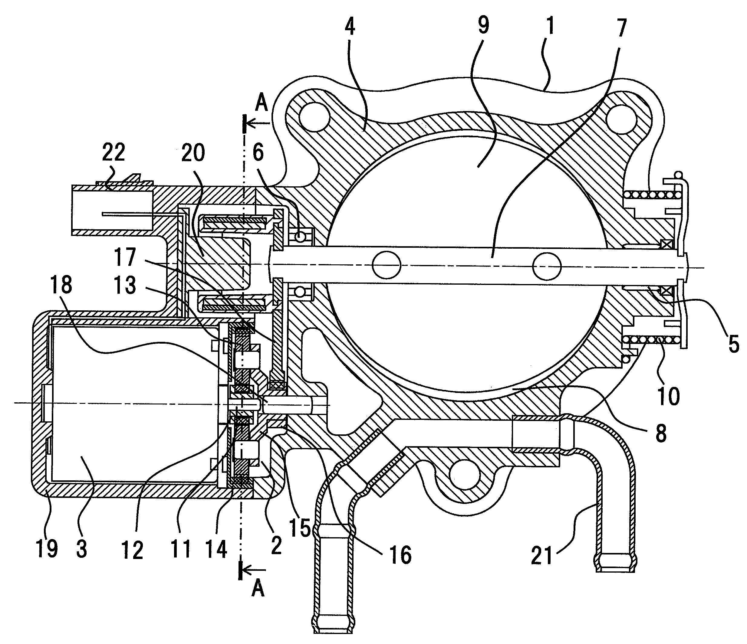 Electronically-controlled throttle body