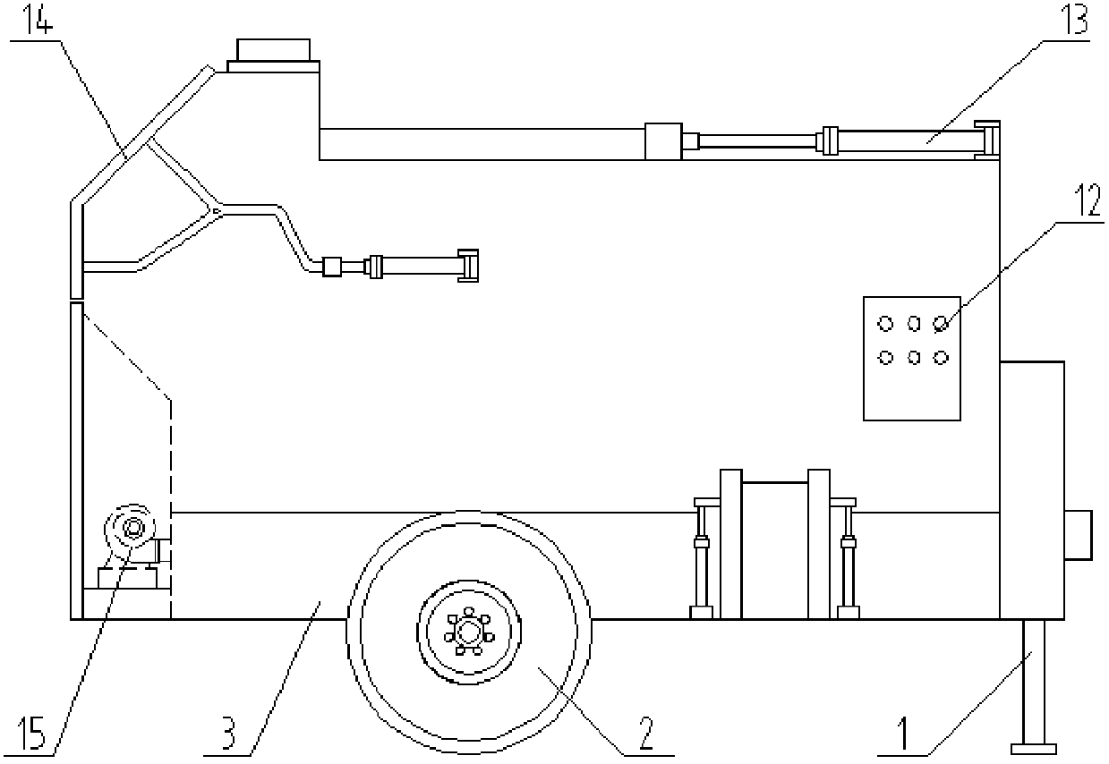 Mobile fermentative fertilizer preparation apparatus for bird guano