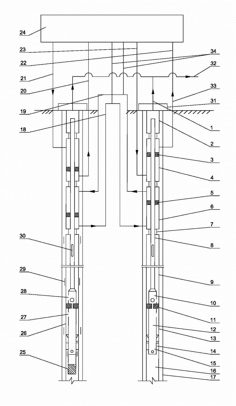 Hydraulic oil pumping system